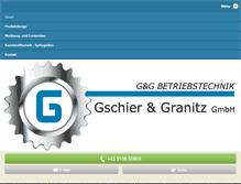 Tablet Screenshot of gg-betriebstechnik.com